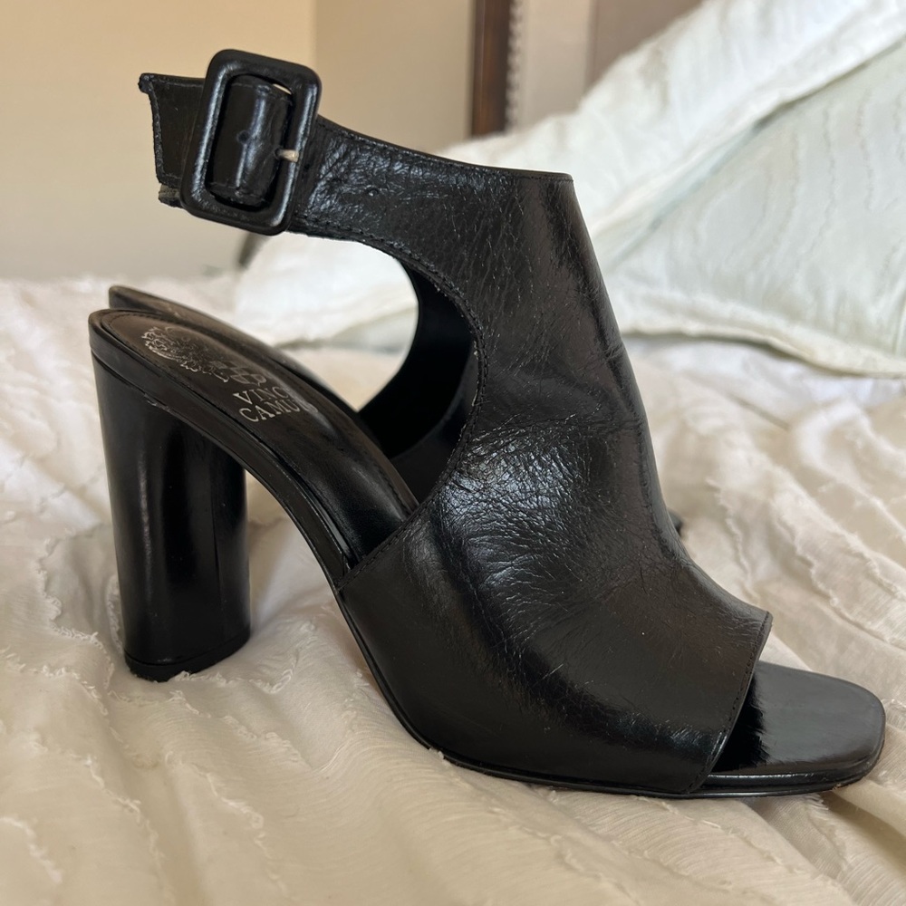 Vince Camuto Black Patent Leather Heels - Picture 5 of 14